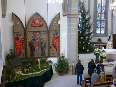 Diözesale Aussendung der Sternsinger des Bistums Fulda in St. Crescentius (Foto: Karl-Franz Thiede)